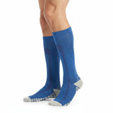 Chaussettes de Compression Sport Unisexe - Bleu - Vue de profil sur james d'homme