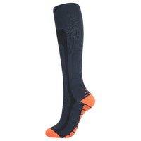 Chaussettes de Compression Sport Unisexe Homme et femme - Bleu et Orange