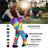 Chaussettes de compression modèle "Puzzle Color" caractéristiques