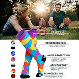 Chaussettes de compression modèle "Puzzle Color" caractéristiques