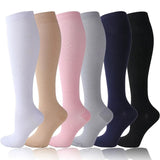 Chaussettes de compression haute qualité - Modèle classique plusieurs coloris blanc, chair, beige, gris, bleu, noir