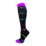 Chaussettes de Compression "Graphe ECG"
