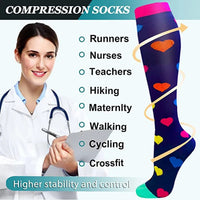 Chaussettes de Compression Premium "Cactus"