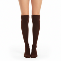 Chaussettes de Compression Classiques - Marron