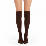 Chaussettes de Compression Classiques - Marron