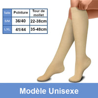 Chaussettes de compression haute qualité - Modèle classique Guide des tailles FR